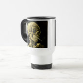 Van Gogh Smoking Skeleton Reisebecher (Vorderseite Links)