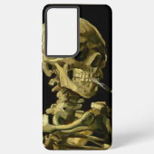 Van Gogh Smoking Skeleton Samsung Galaxy Hülle (Rückseite)