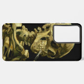 Van Gogh Smoking Skeleton Samsung Galaxy Hülle (Linke Seite)