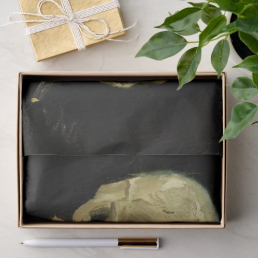 Van Gogh Smoking Skeleton Seidenpapier (Geschenk)