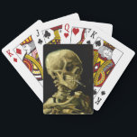 Van Gogh Smoking Skeleton Spielkarten<br><div class="desc">Karten spielen mit Vincent van Gogh’s Ölgemälde Skull of a Skeleton with Burning Cigarette (1885-86). Ein großartiges Geschenk für die Fans von Post-Impressionismus und holländischer Kunst!</div>