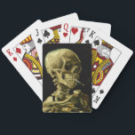 Van Gogh Smoking Skeleton Spielkarten<br><div class="desc">Karten spielen mit Vincent van Gogh’s Ölgemälde Skull of a Skeleton with Burning Cigarette (1885-86). Ein großartiges Geschenk für die Fans von Post-Impressionismus und holländischer Kunst!</div>