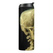Van Gogh Smoking Skeleton Thermosbecher (Nach links gedreht)