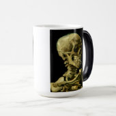 Van Gogh Smoking Skeleton Verwandlungstasse (VorderseiteRechts)