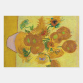 Van Gogh, Sonnenblume Geschenkpapier Set (Vorderseite)