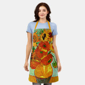 Van Gogh - Sonnenblumen 12, berühmtes Gemälde Schürze (Getragen)