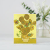 Van Gogh | Sonnenblumen | 1888 Postkarte (Stehend Vorderseite)