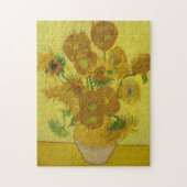 VAN GOGH - Sonnenblumen 1889 Puzzle (Vertikal)