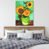 Van Gogh - Sonnenblumen (3) Leinwanddruck (Insitu (Schlafzimmer))