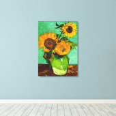 Van Gogh - Sonnenblumen (3) Leinwanddruck (Insitu (Holzboden))