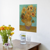 Van Gogh - Sonnenblumen, 3. Version, Wiederholung Foliendrucke (Ablage(Küche))