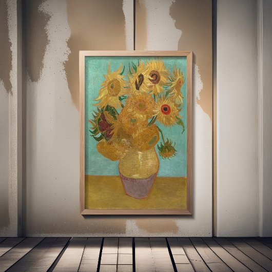 Van Gogh - Sonnenblumen, 3. Version, Wiederholung Fotodruck