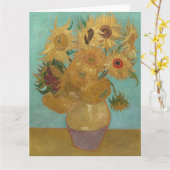 Van Gogh - Sonnenblumen, 3. Version, Wiederholung Karte (Gelbe Blume)