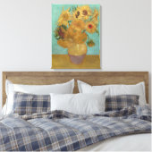 Van Gogh - Sonnenblumen, 3. Version, Wiederholung Leinwanddruck (Insitu (Schlafzimmer))