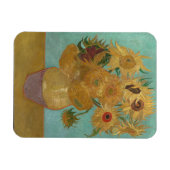 Van Gogh - Sonnenblumen, 3. Version, Wiederholung Magnet (Horizontal)