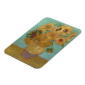 Van Gogh - Sonnenblumen, 3. Version, Wiederholung Magnet (Linke Seite)