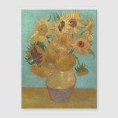 Van Gogh - Sonnenblumen, 3. Version, Wiederholung Magneteinladung (Vorderseite)