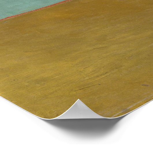 Van Gogh - Sonnenblumen, 3. Version, Wiederholung Poster (Ecke)