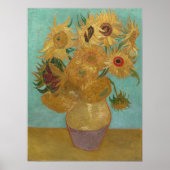 Van Gogh - Sonnenblumen, 3. Version, Wiederholung Poster (Vorne)