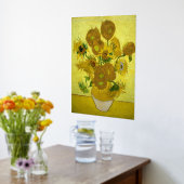 Van Gogh - Sonnenblumen, 4. Version, Wiederholung Foliendrucke (Ablage(Küche))