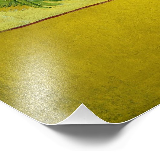 Van Gogh - Sonnenblumen, 4. Version, Wiederholung Fotodruck (Ecke)
