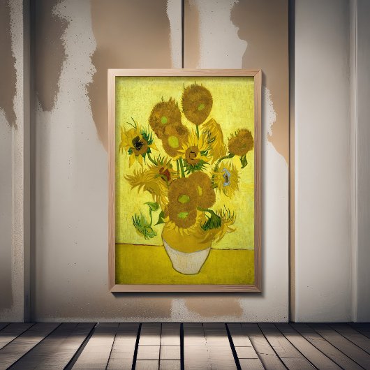 Van Gogh - Sonnenblumen, 4. Version, Wiederholung Fotodruck