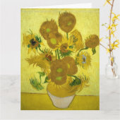 Van Gogh - Sonnenblumen, 4. Version, Wiederholung Karte (Gelbe Blume)