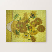 Van Gogh - Sonnenblumen, 4. Version, Wiederholung Puzzle (Horizontal)