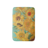 Van Gogh Sonnenblumen Badematte (Vorderseite Vertikal)