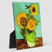 Van Gogh - Sonnenblumen drei Fotoplatte (Seite)