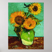 Van Gogh - Sonnenblumen, Drei, Poster (Vorne)