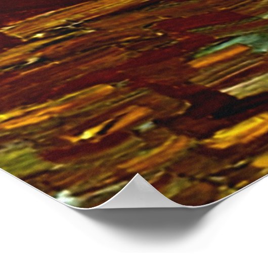 Van Gogh - Sonnenblumen, Drei, Poster (Ecke)