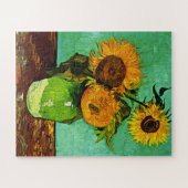 Van Gogh - Sonnenblumen, Drei, Puzzle (Horizontal)
