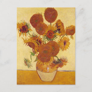 Van Gogh Sonnenblumen (F454) Vintage Fine Art Postkarte