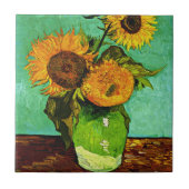 Van Gogh - Sonnenblumen Fliese (Vorderseite)