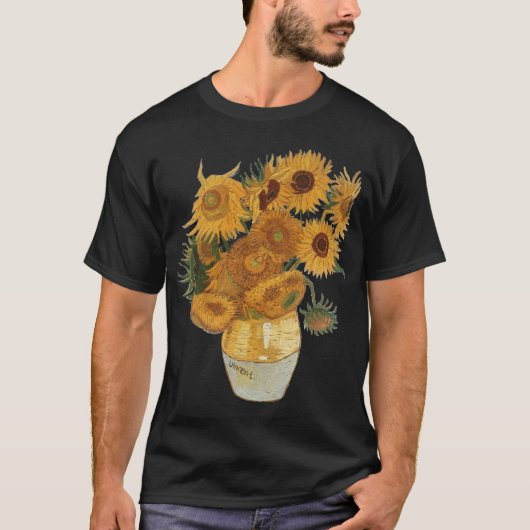 Van Gogh Sonnenblumen Freunde T-Shirt (Vorderseite)