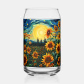 Van Gogh Sonnenblumen Gemälde Dosenglas (Rückseite)