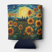 Van Gogh Sonnenblumen Gemälde Dosenkühler (Rückseite)
