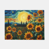 Van Gogh Sonnenblumen Gemälde Fußmatte (Vorderseite)