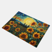 Van Gogh Sonnenblumen Gemälde Fußmatte (Schrägansicht)