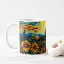 Van Gogh Sonnenblumen Gemälde Kaffeetasse
