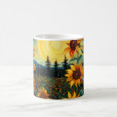 Van Gogh Sonnenblumen Gemälde Kaffeetasse (Mittel)