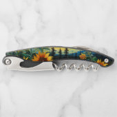Van Gogh Sonnenblumen Gemälde Kellnermesser (Vorderseite)