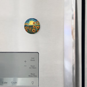 Van Gogh Sonnenblumen Gemälde Magnet