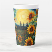 Van Gogh Sonnenblumen Gemälde Milchtasse (Vorderseite)