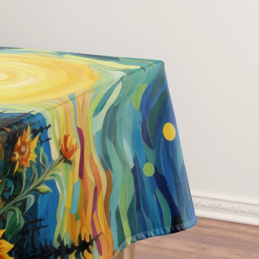 Van Gogh Sonnenblumen Gemälde Tischdecke (Beispiel)
