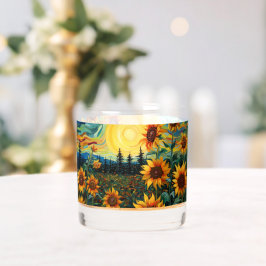 Van Gogh Sonnenblumen Gemälde Whiskyglas