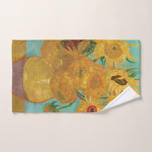 Van Gogh Sonnenblumen Handtuch (Handtuch)