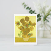 Van Gogh | Sonnenblumen I | Adressänderung Ankündigungspostkarte (Stehend Vorderseite)
