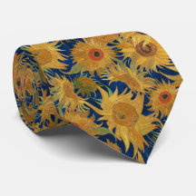 Van Gogh Sonnenblumen indigoblau orange salbei ock